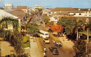 Busy Bay Street Nassau in the Bahamas 1959 