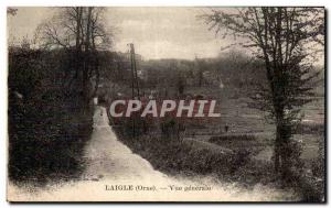 Old Postcard LAIGLE (Orne) - General view