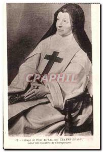 Postcard Abbey of Port Royal des Champs Ste Sister Susanne Chanpaigme