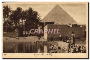 Postcard Ancient Egypt Egypt Cairo Mena Village