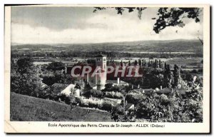 Old Postcard Apostolic School of the Little Clerics of St. Joseph Allex