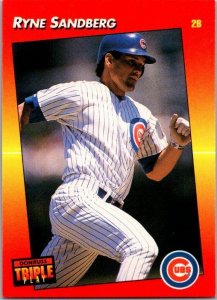 1992 Donruss Baseball Card Ryne Sandberg Chicago Cubs sk3186