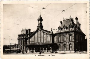 CPA Nord ROUBAIX La Gare (983574)