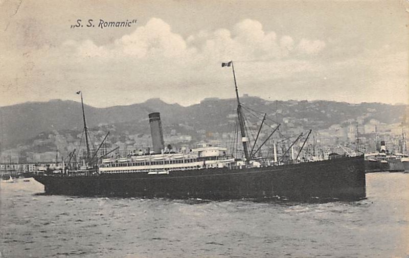 SS Romanic White Star Line 1910 