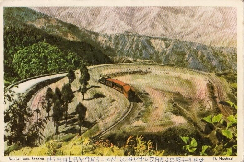 Postcard Batasia Loop Ghoom Darjeeling India