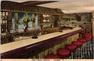 Gurnee, Illinois - Dine at the Rustic Manor - in the 1950s