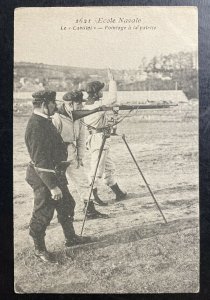 Mint France Real Picture Postcard Naval School Shooting Practice