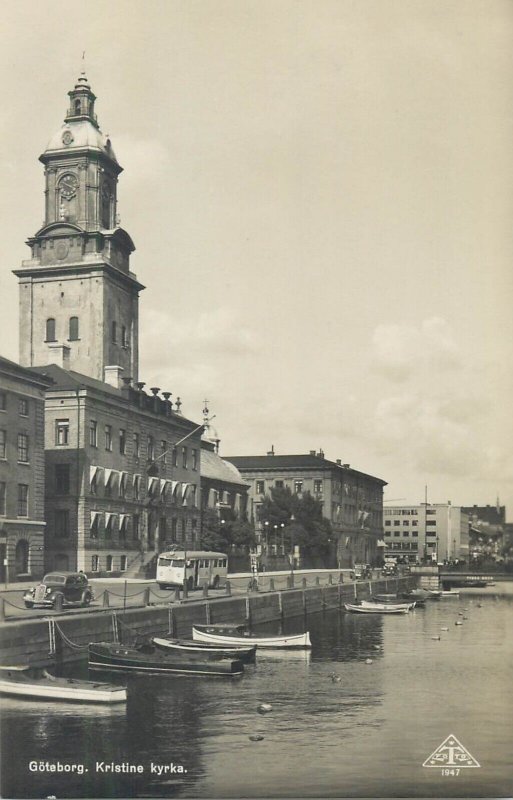 Lot of 3 real photo postcards 1930s Sweden Göteborg 