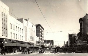 Phoenix AZ Washington Ave Real Photo Postcard