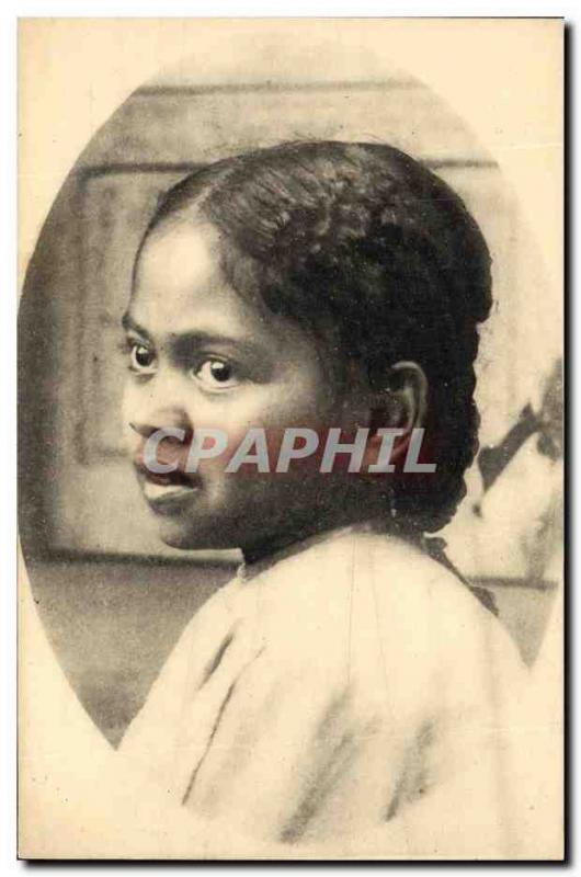 Old Postcard Madagascar Type Female Hova