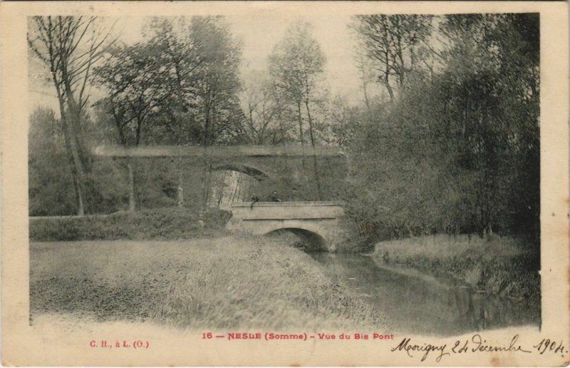 CPA NESLE - Vue du Bis Pont (120863)