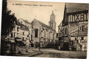 CPA ANGERS - Place de la Laiterie - Église de la Trinite (208020)