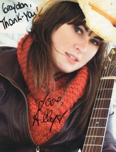 Ally Howatt Country & Western Large Hand Signed 10x8 Photo