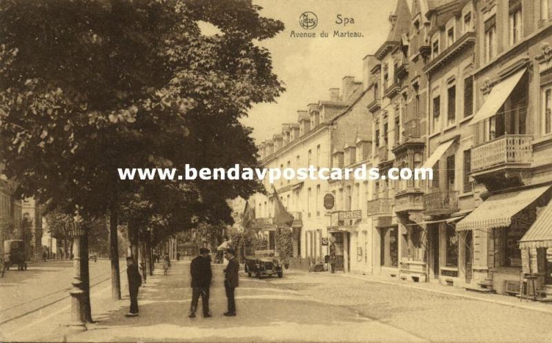 belgium, SPA, Avenue du Marteau (1920s)