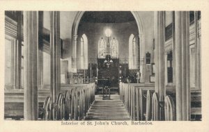 Barbados Interior of St. John's Church Barbados   06.41