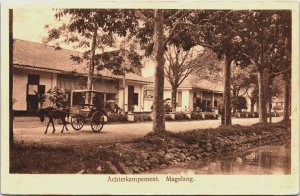 Indonesia Achterkampement Magelang Java Vintage Postcard C077