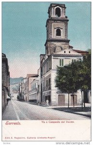 Via e Campanile del Duomo, Sorrento, Campania, Italy, 00-10s