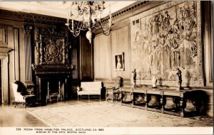 RPPC Room from Hamilton Palace, Scotland CA Museum Fine Arts Boston Postcard H56