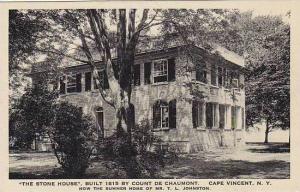 New York Cape Vincent The Stone House Albertype