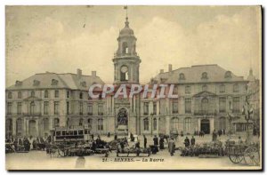 Old Postcard Rennes City Hall