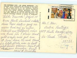 Vintage Post Card Gateway City Gateway Arch Admiral Excurs St Louis Miss  # 4271