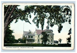 1920 Victoria Hospital Fredericton New Brunswick Canada Posted Antique Postcard 