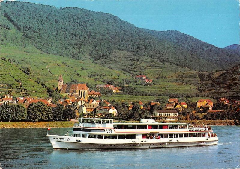 B98869 austria spitz  an der donau  wachau germany   ship bateaux