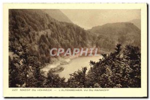 Old Postcard Massif Du Hohneck L & # 39Altenweiher Seen From Rainkopf