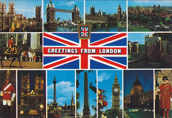 Greetings From London Multi View