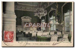 Vichy Old Postcard The reading room casino