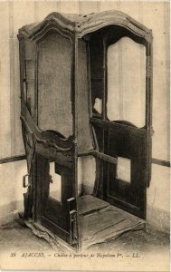CPA CORSE - AJACCIO - Chaise a porteur de Napoléon Ier (710097)
