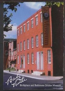 Babe Ruth Orioles Museum Baltimore MD Postcard BIN 725