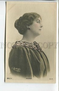 440118 Jeanne RAUNAY French OPERA Singer Vintage PHOTO REUTLINGER postcard