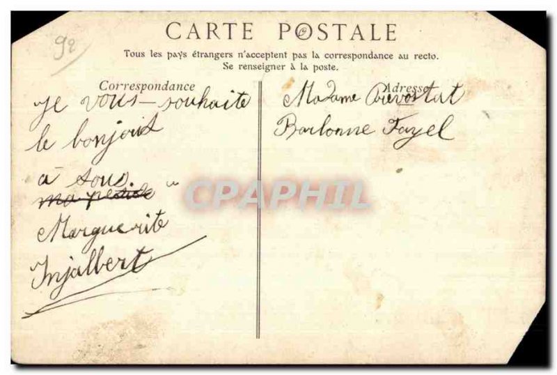 Old Postcard Bois de Boulogne Grand Lake