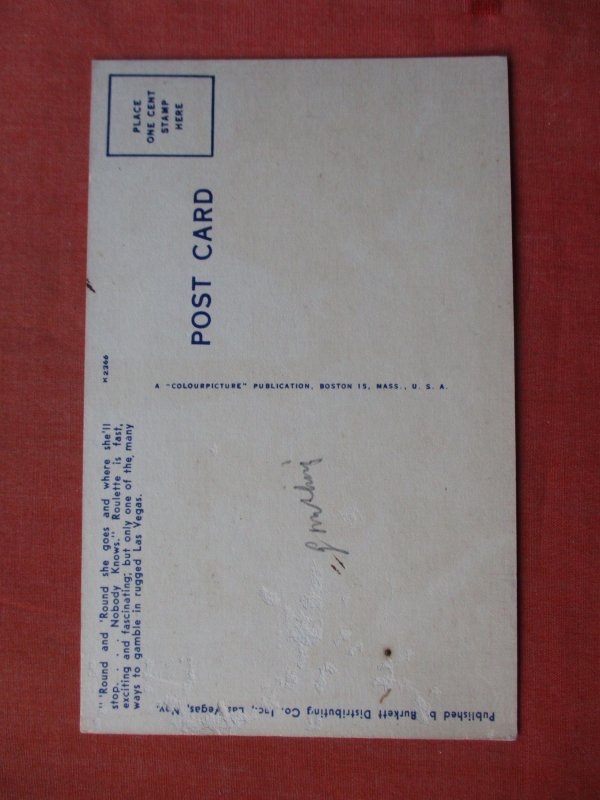 Roulette . Las Vegas  NEVADA H 5