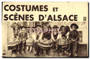Old Postcard Costumes and Scenes from Alsace