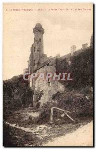 Old Postcard Grand Pressigny Small Tower and Moat