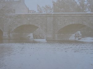 Leicestershire BARROW ON SOAR River & Bridge c1905 RP Postcard