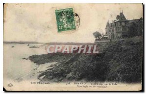 Old Postcard Dinard Backlight on the Bay