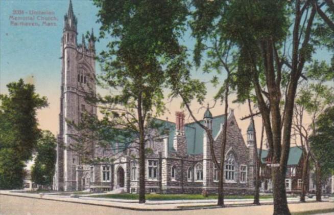 Massachusetts Fairhaven Unitarian Memorial Church