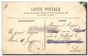 Old Postcard Boat fishing Bordeaux cod fishermen stranded