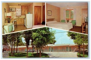 c1960's Walnut Lane Motel Branson Missouri MO Multiview Vintage Postcard