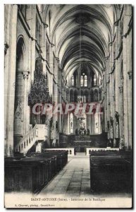 Old Postcard St. Anthony's Basilica Interior