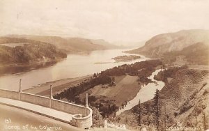 Gorge of the Columbia Real Photo - Columbia River Gorge, Oregon OR  
