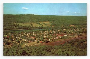 Delaware Valley from Point Peter Port Jervis New York NY UNP Chrome Postcard P5