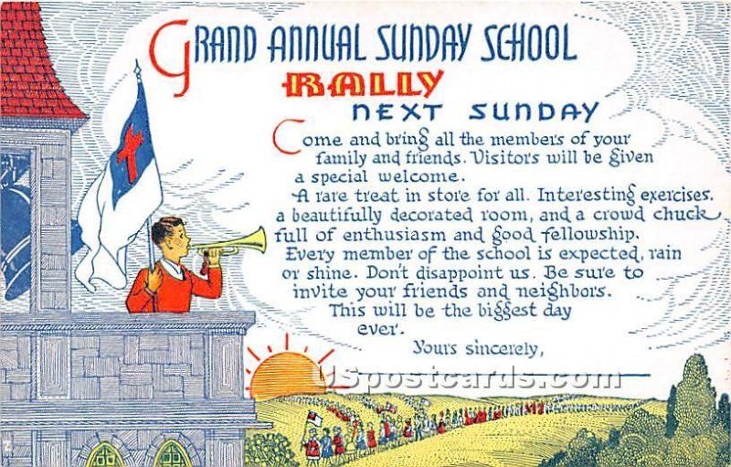 Grand Annual Sunday School - Misc, New York