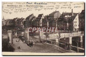 Old Postcard Strasburg Els Magdalenenbrueke