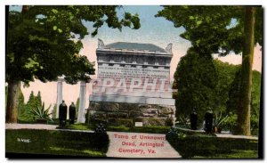 Postcard Ancient Tomb Of Unknown Dead Cemetery Arlington Va