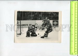 434572 USSR Czechoslovakia 1970-years ice hockey Old TASS photo