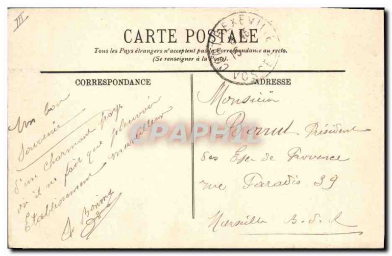 Old Postcard The Oak Tree Contrexeville supporters